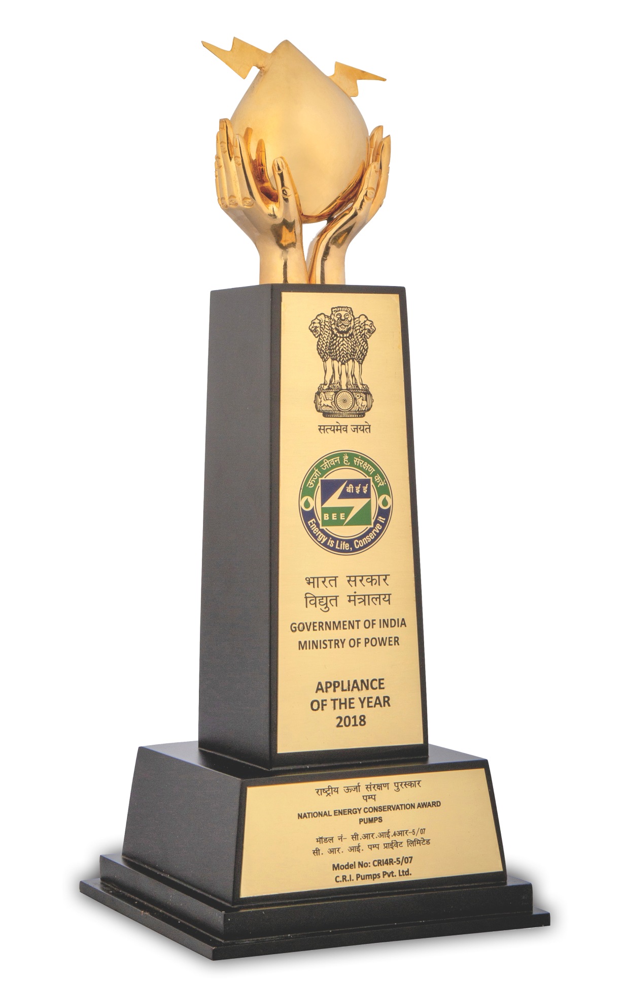 C.R.I. PUMPS National Energy Conservation Award 2018